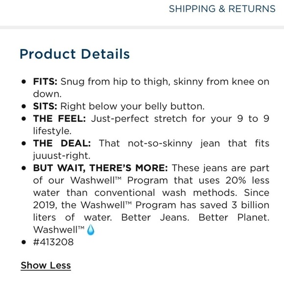 Old Navy Pop Skinny Icon Jeans, Plus Size 24 Blue Denim Slim Fit - Picture 12 of 12